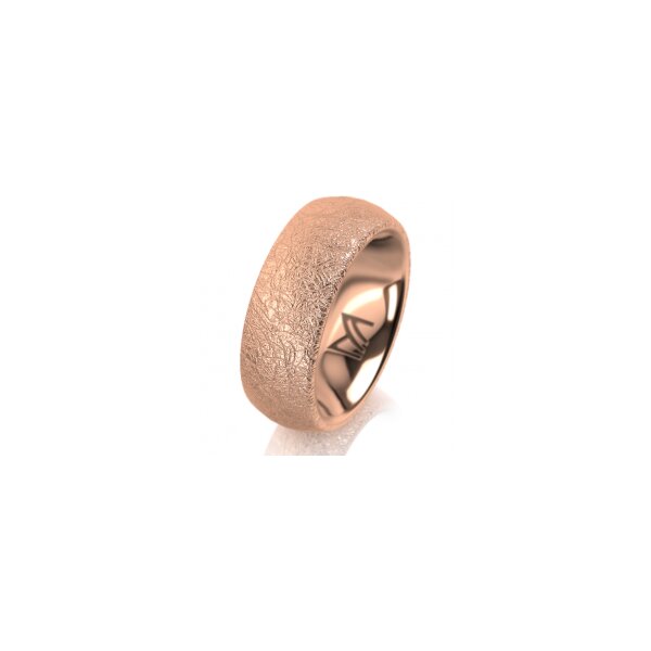 Ring 14 Karat Rotgold 7.0 mm kreismatt