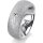 Ring 18 Karat Weissgold 7.0 mm kreismatt 1 Brillant G vs 0,025ct