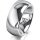 Ring 18 Karat Weissgold 8.0 mm poliert