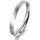 Ring 18 Karat Weissgold 2.5 mm sandmatt