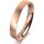 Ring 18 Karat Rotgold 3.5 mm sandmatt