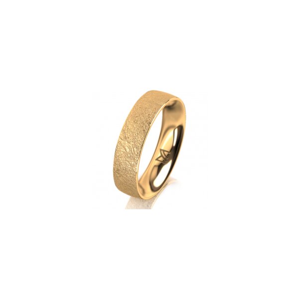 Ring 18 Karat Gelbgold 5.0 mm kreismatt