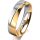 Ring 18 Karat Gelb-/Weissgold 5.0 mm poliert