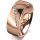 Ring 14 Karat Rotgold 7.0 mm poliert 6 Brillanten G vs Gesamt 0,080ct