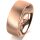 Ring 18 Karat Rotgold 7.0 mm sandmatt