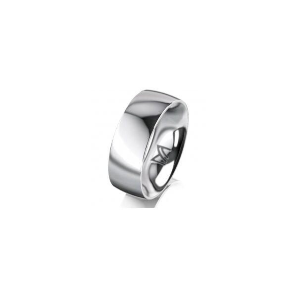 Ring 18 Karat Weissgold 7.0 mm poliert