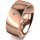 Ring 14 Karat Rotgold 8.0 mm poliert 1 Brillant G vs 0,025ct