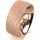 Ring 18 Karat Rotgold 8.0 mm kreismatt