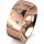 Ring 18 Karat Rotgold 8.0 mm poliert 5 Brillanten G vs Gesamt 0,115ct