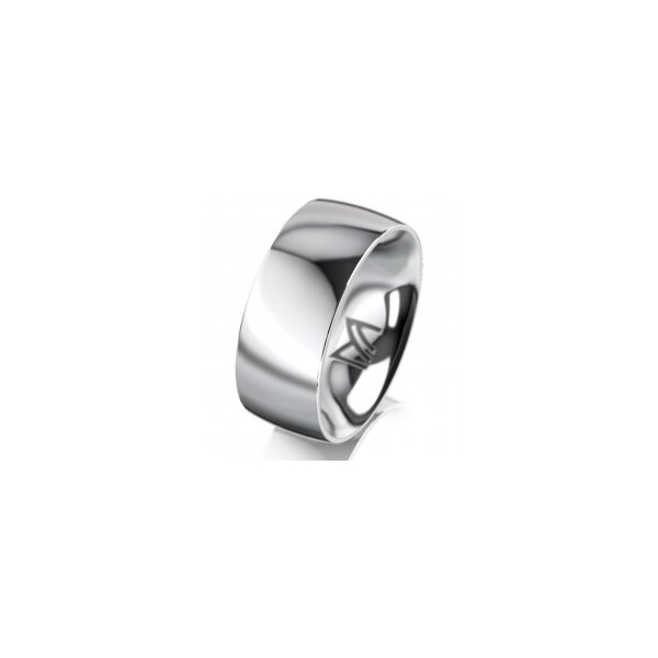 Ring 14 Karat Weissgold 8.0 mm poliert