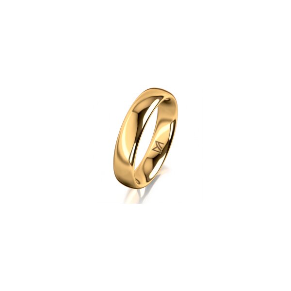 Ring 14 Karat Gelbgold 4.5 mm poliert