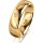 Ring 18 Karat Gelbgold 5.5 mm poliert 1 Brillant G vs 0,025ct