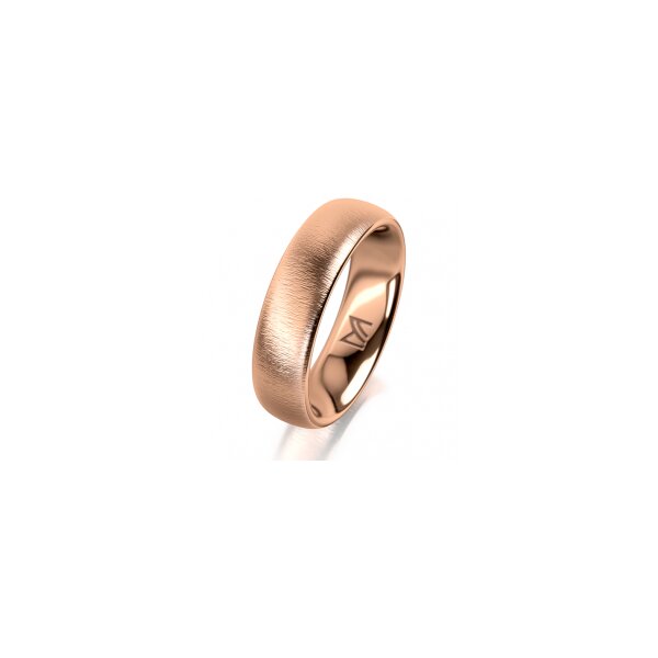 Ring 18 Karat Rotgold 5.5 mm sandmatt