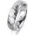 Ring 18 Karat Weissgold 5.5 mm diamantmatt