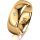 Ring 14 Karat Gelbgold 7.0 mm poliert 1 Brillant G vs 0,025ct