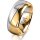 Ring 18 Karat Gelb-/Weissgold 8.0 mm poliert