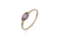 Ring 18 Karat Rotgold Amethyst 0,55ct