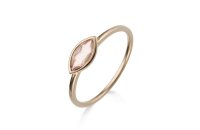 Ring 18 Karat Rotgold Rosenquarz 0,900ct