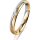 Ring 18 Karat Gelbgold/950 Platin 3.0 mm sandmatt 1 Brillant G vs 0,025ct