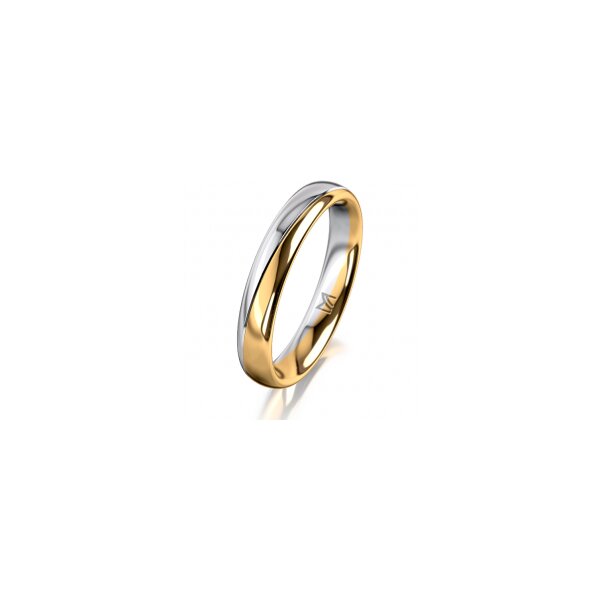 Ring 18 Karat Gelbgold/950 Platin 3.5 mm poliert