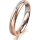 Ring 18 Karat Rotgold/950 Platin 3.5 mm sandmatt