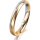 Ring 18 Karat Gelbgold/950 Platin 3.0 mm längsmatt