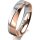 Ring 18 Karat Rotgold/950 Platin 5.0 mm poliert