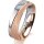 Ring 18 Karat Rotgold/950 Platin 5.5 mm kreismatt