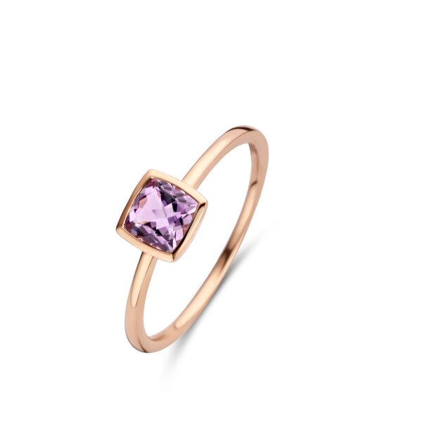 Ring 18 Karat Rotgold Amethyst