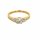 Ring 14 Karat Gelbgold Brillanten 0,80ct G si