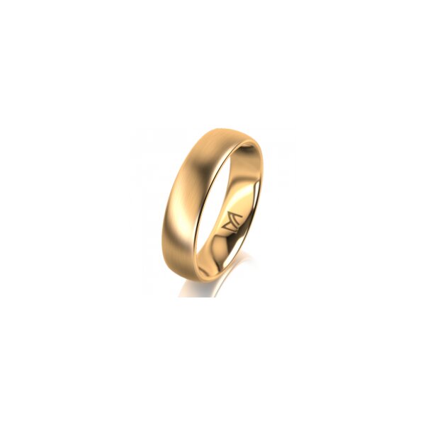 Ring 18 Karat Gelbgold 5.0 mm längsmatt