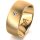 Ring 18 Karat Gelbgold 8.0 mm sandmatt 1 Brillant G vs 0,025ct