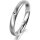 Ring 14 Karat Weissgold 3.0 mm längsmatt 1 Brillant G vs 0,025ct
