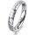 Ring 14 Karat Weissgold 3.5 mm diamantmatt