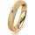 Ring 18 Karat Gelbgold 4.0 mm kreismatt 1 Brillant G vs 0,065ct