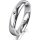 Ring 14 Karat Weissgold 4.0 mm poliert 1 Brillant G vs 0,025ct