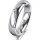 Ring 14 Karat Weissgold 4.5 mm poliert 4 Brillanten G vs Gesamt 0,025ct