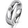 Ring 14 Karat Weissgold 5.0 mm poliert 1 Brillant G vs 0,110ct