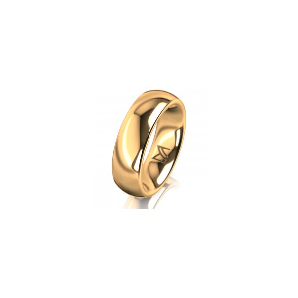 Ring 14 Karat Gelbgold 6.0 mm poliert