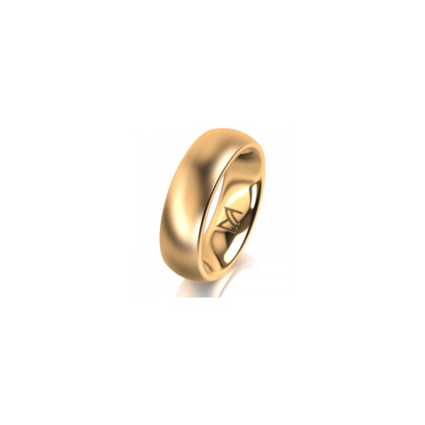 Ring 14 Karat Gelbgold 6.0 mm längsmatt