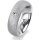 Ring 18 Karat Weissgold 6.0 mm kreismatt 1 Brillant G vs 0,025ct